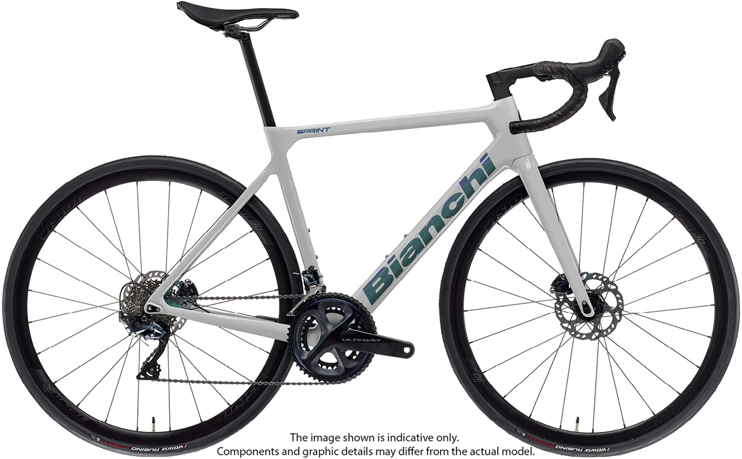 Bianchi Sprint road bike rental in Bovec - Carbon frame with Shimano 105 DI2 groupset